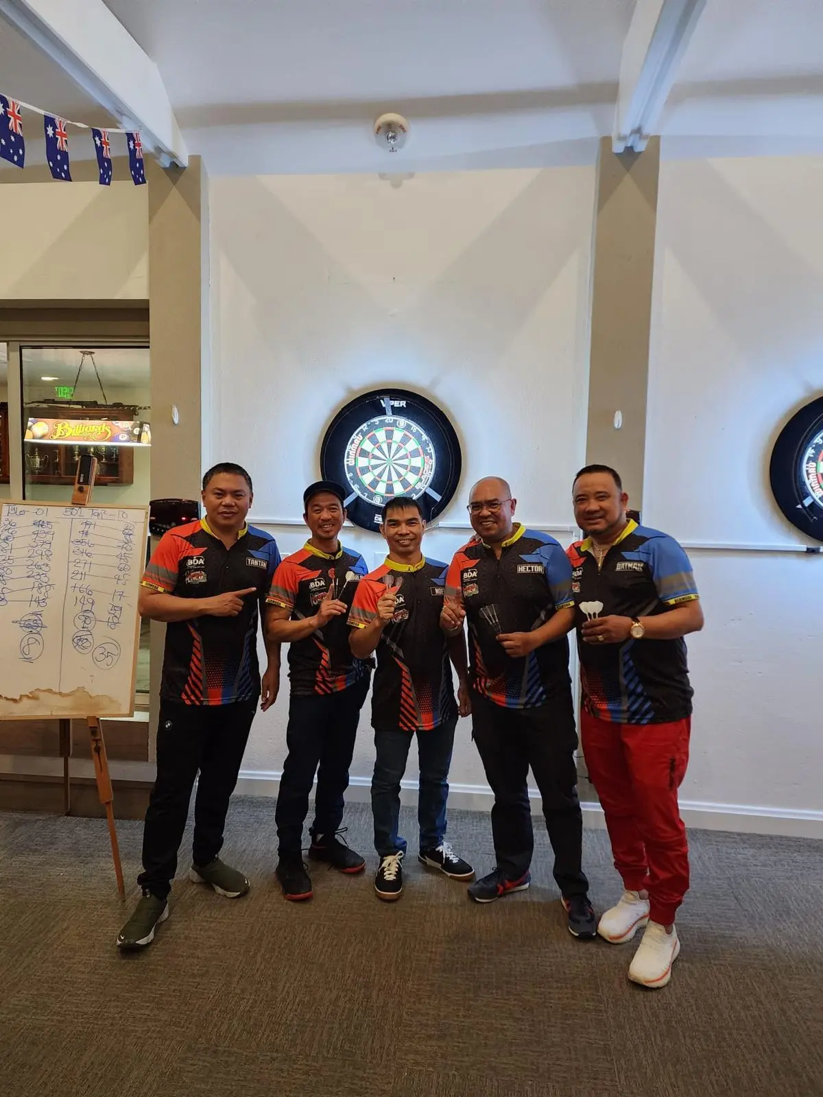Filipino 1 darts team